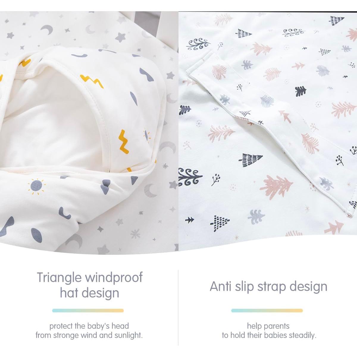 Manta de Envuelo KIDDA para Bebés 0-12 Meses Algodón