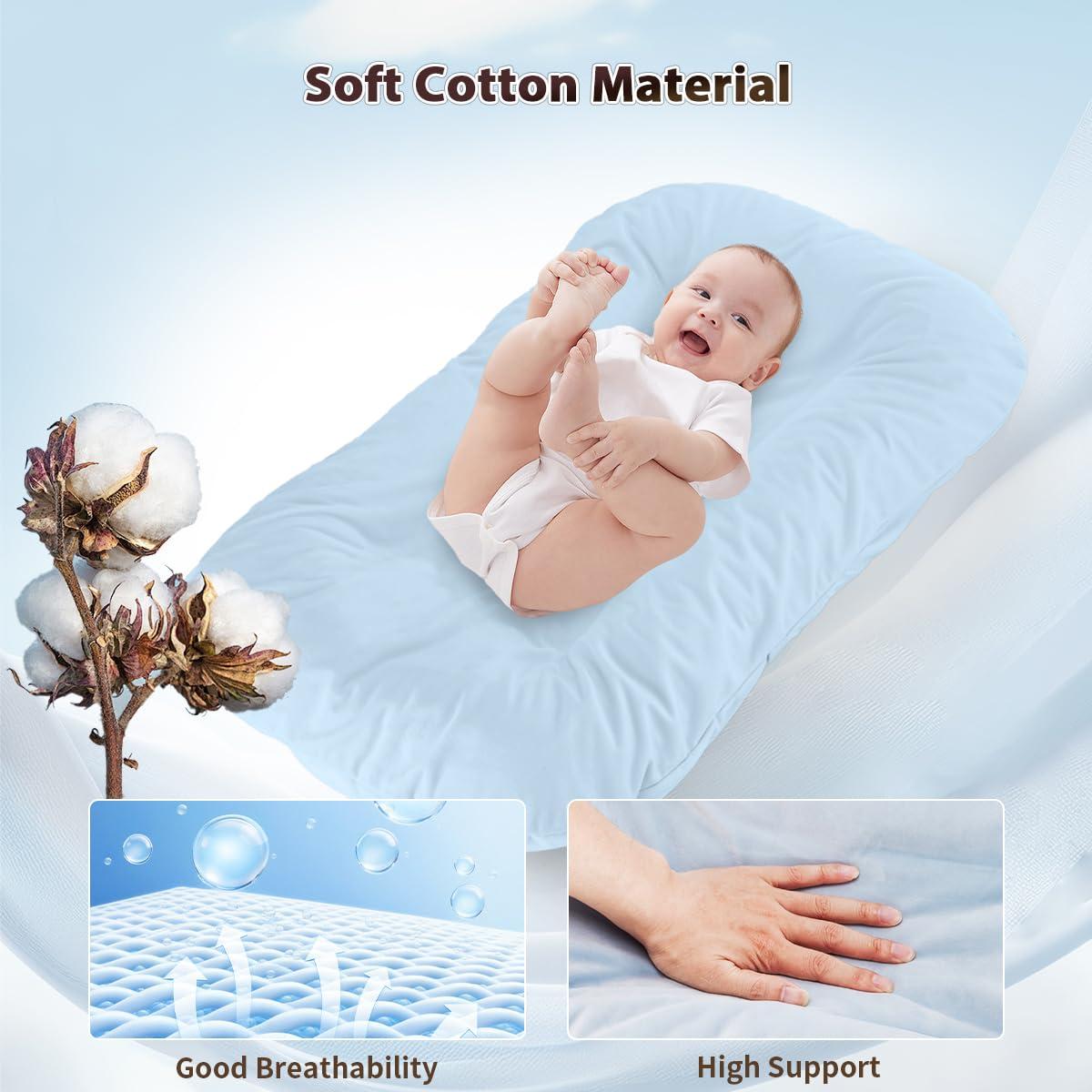 Cojín Portátil para Bebés Huggynest Azul 0-12 Meses