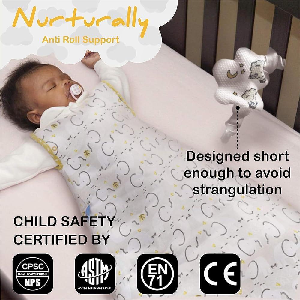 Soporte Antirrollo para Bebés Nurturally - Seguridad y Comodidad