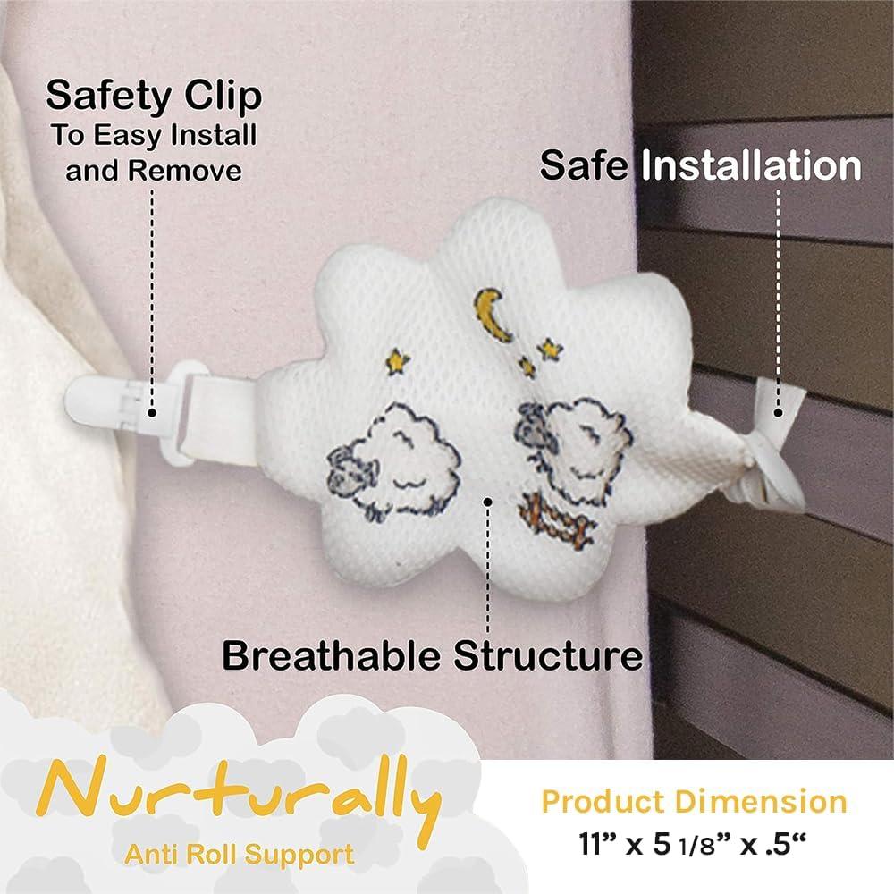 Soporte Antirrollo para Bebés Nurturally - Seguridad y Comodidad