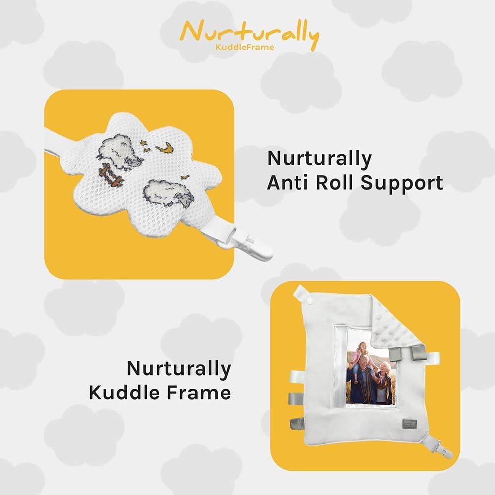 Soporte Antirrollo para Bebés Nurturally - Seguridad y Comodidad