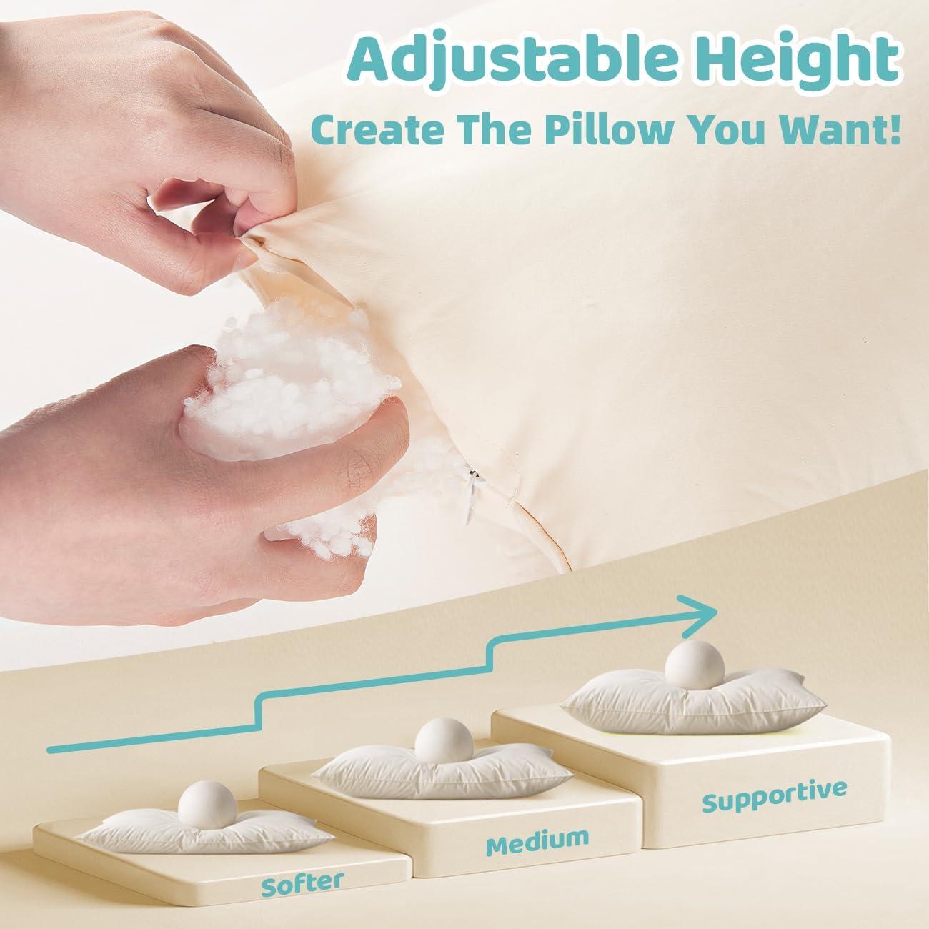 Cojín Orgánico para Niños LOFE 16x22 cm Ajustable Lavable