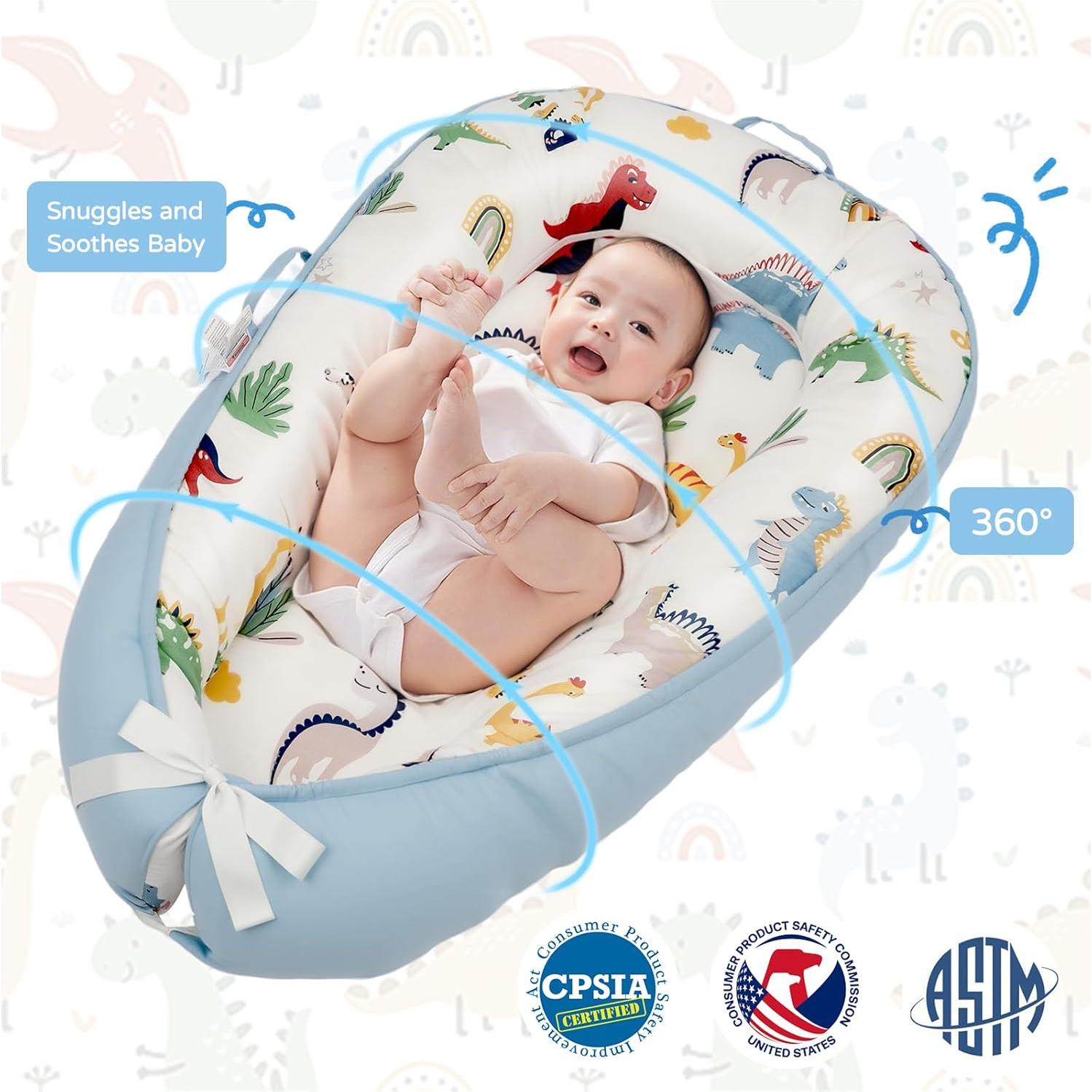 Cuna para Bebés Puxinargo - Nido Transpirable Algodón Orgánico