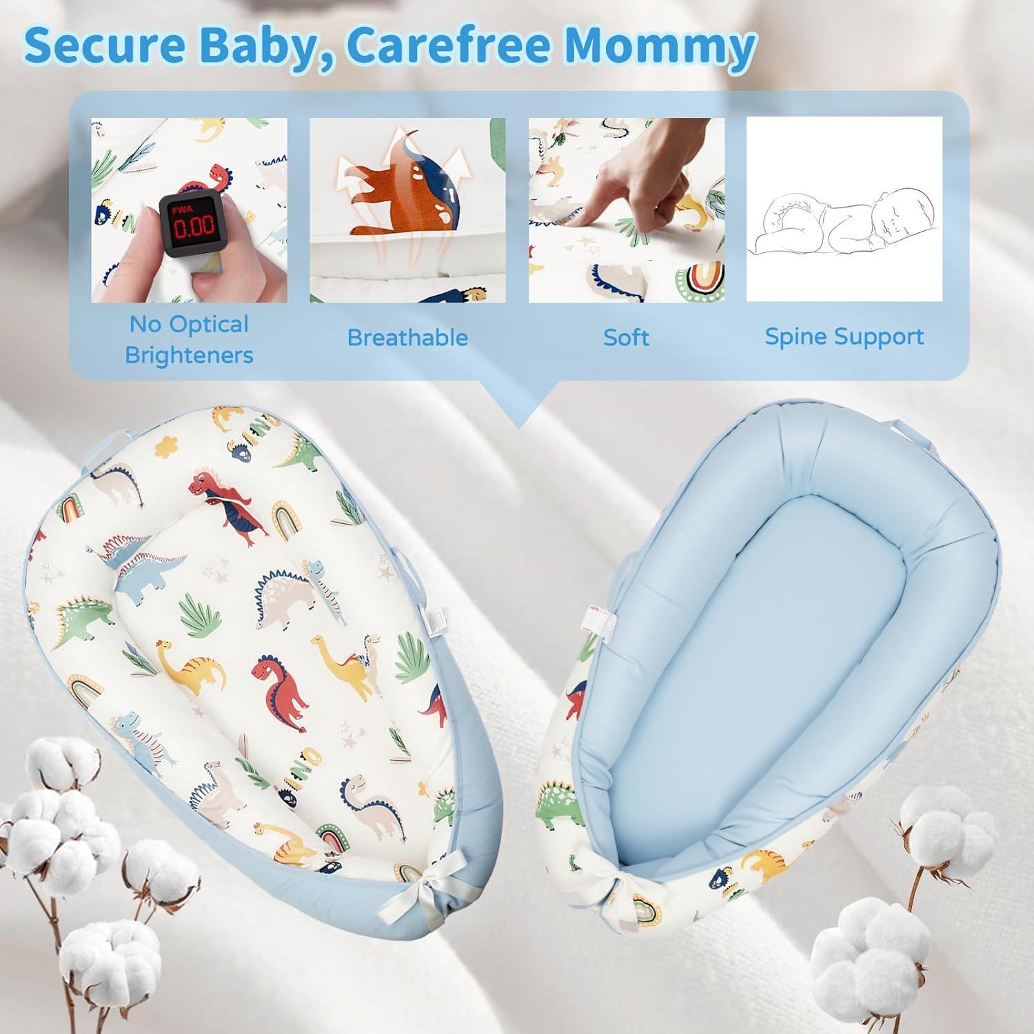 Cuna para Bebés Puxinargo - Nido Transpirable Algodón Orgánico