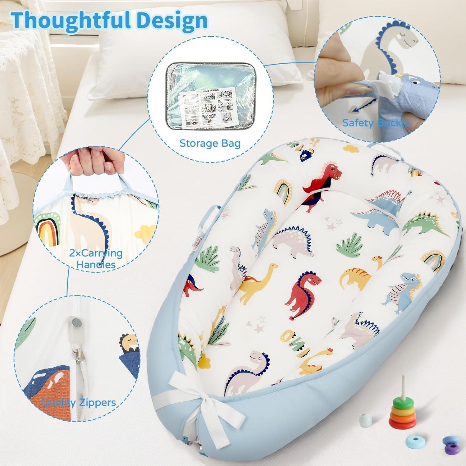 Cuna para Bebés Puxinargo - Nido Transpirable Algodón Orgánico