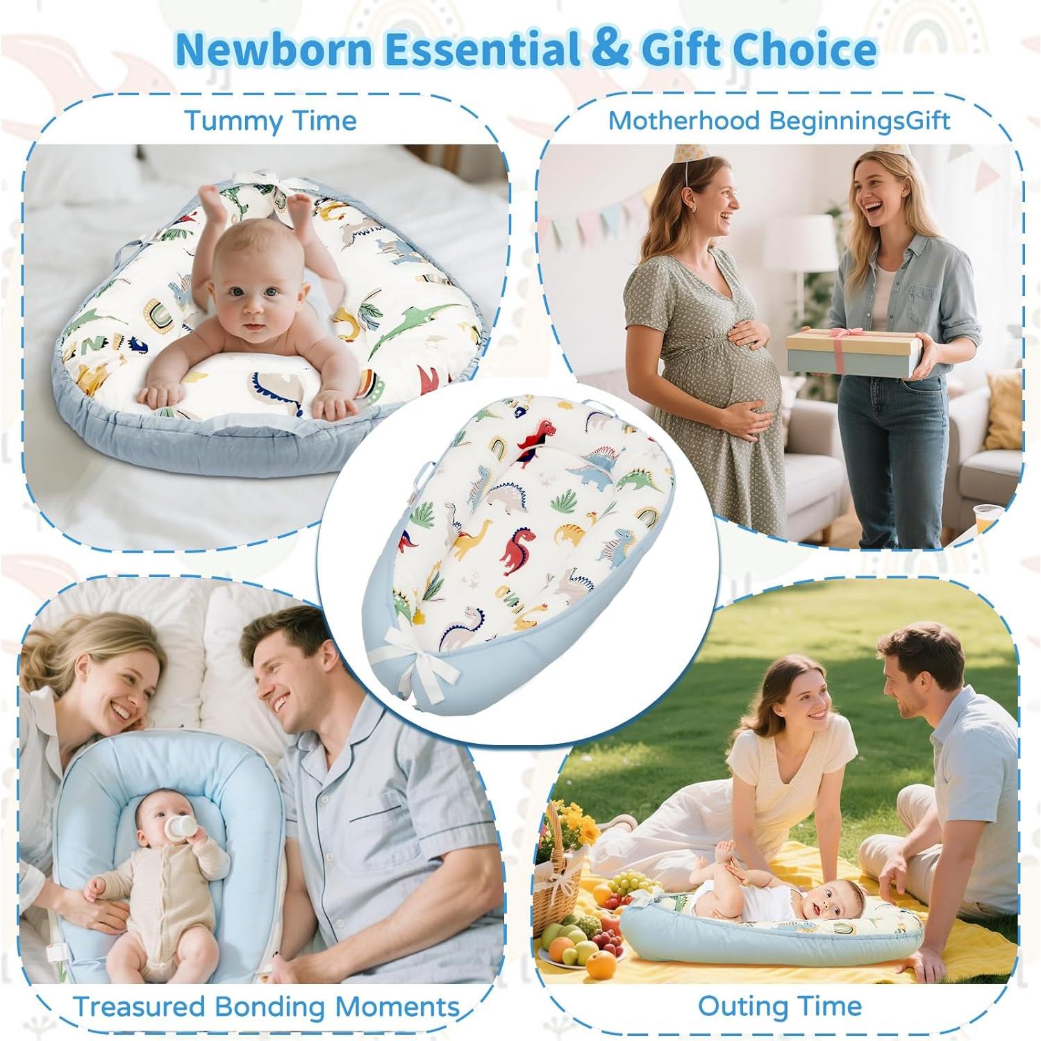 Cuna para Bebés Puxinargo - Nido Transpirable Algodón Orgánico