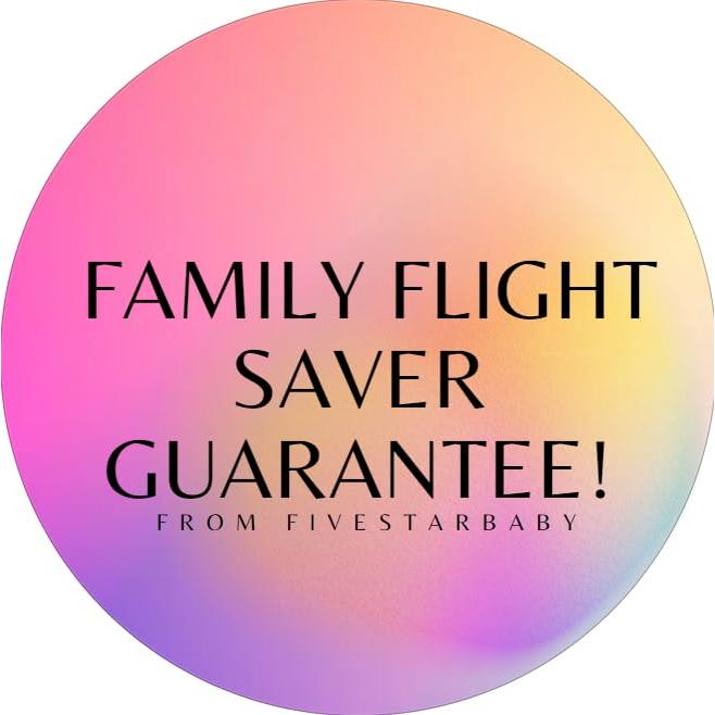 Cama de avión portátil FiveStarBaby para niños - Gris