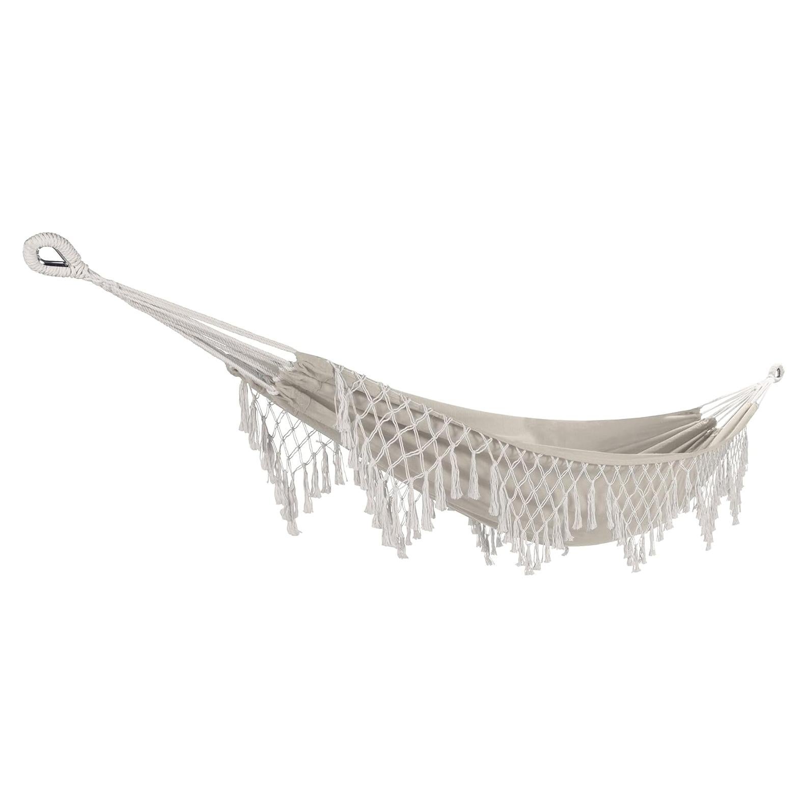 Hamaca Bliss Hammocks BH-400WFRCA 1.95m con flecos marrón