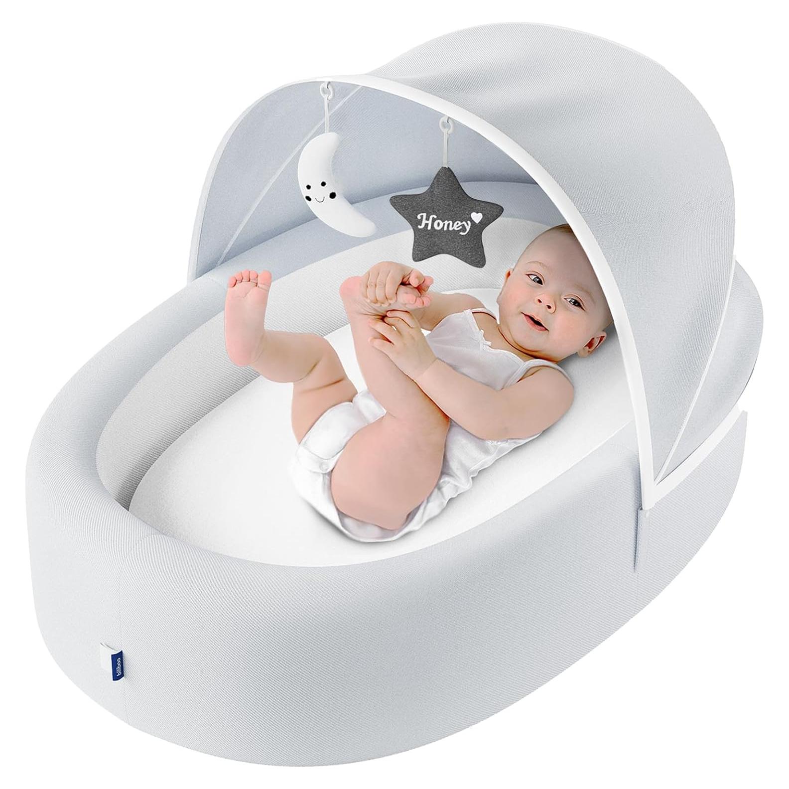 Nido de bebé portátil Biliboo - Cuna de viaje 56x20x90cm