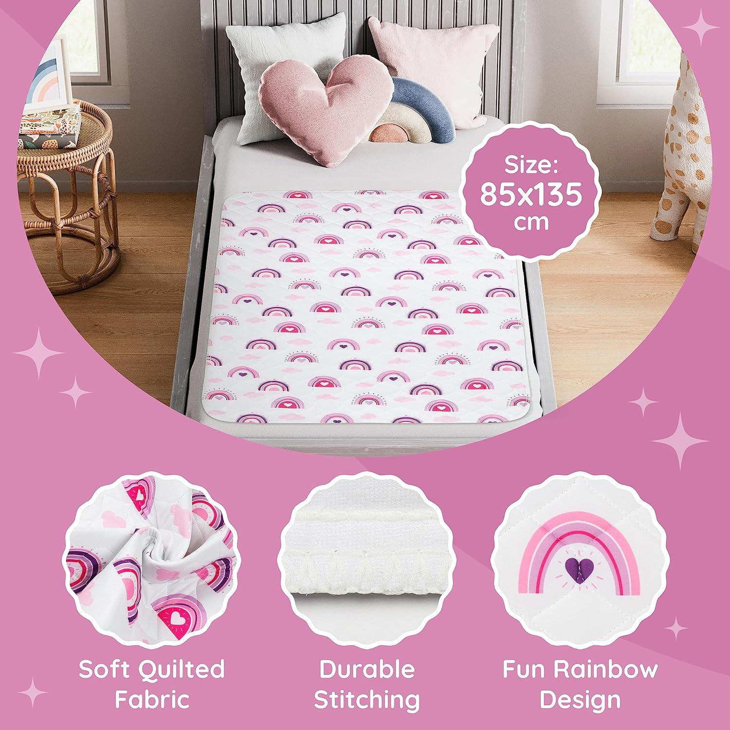 Protector de Colchón Impermeable Lynmark 135x84 cm para Niños