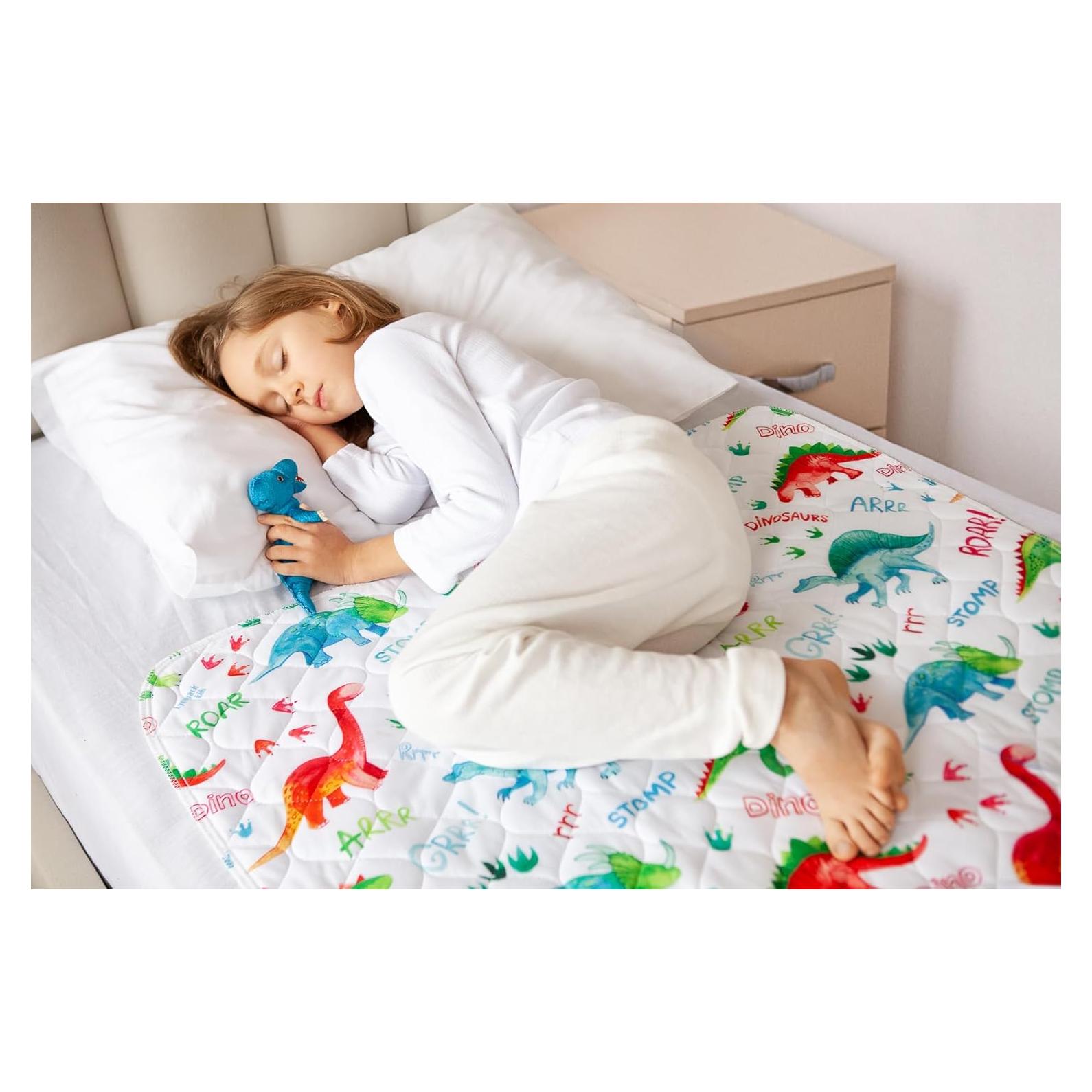 Protector de Colchón Impermeable Lynmark® Dinosaurio 96x85cm