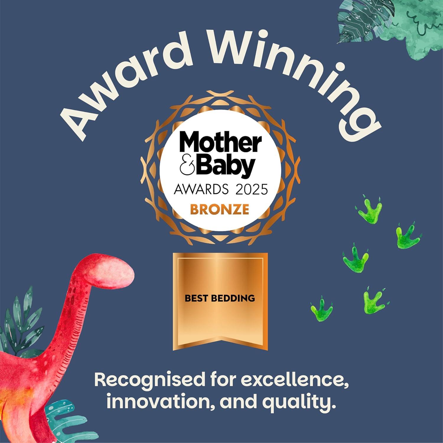 Protector de Colchón Impermeable Lynmark® Dinosaurio 96x85cm