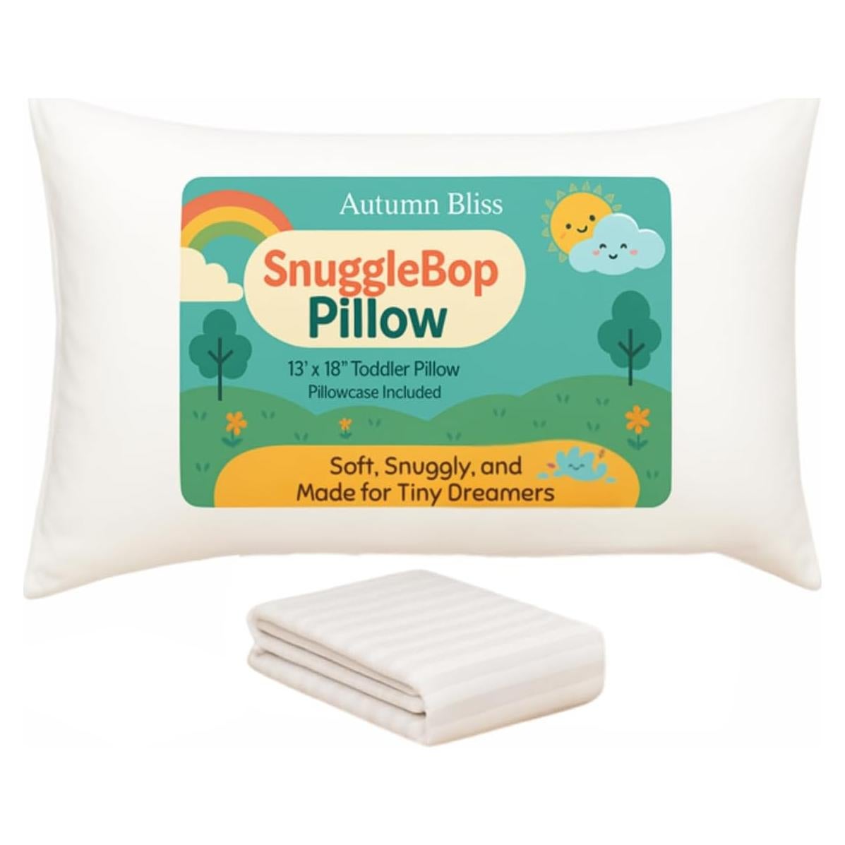 Almohada Infantil 33x46 cm Algodón Orgánico Autumn Bliss