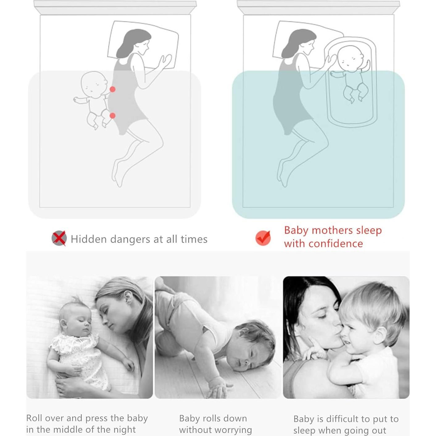 Cojín Portátil para Bebés Loevin Lunares Rosados 87.8x53.3cm