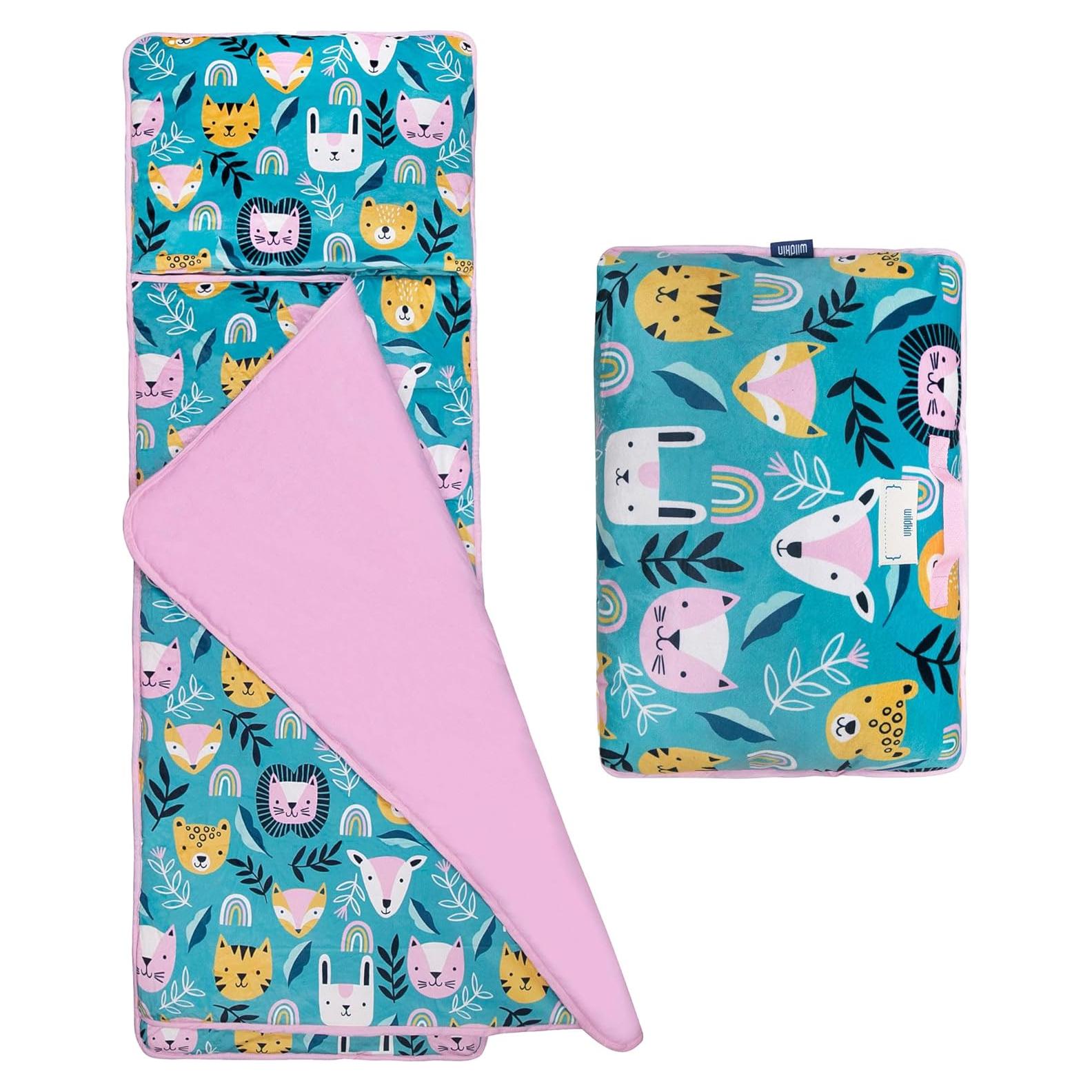 Alfombra de Siesta de Peluche Wildkin - Animal de Fiesta 146x51cm