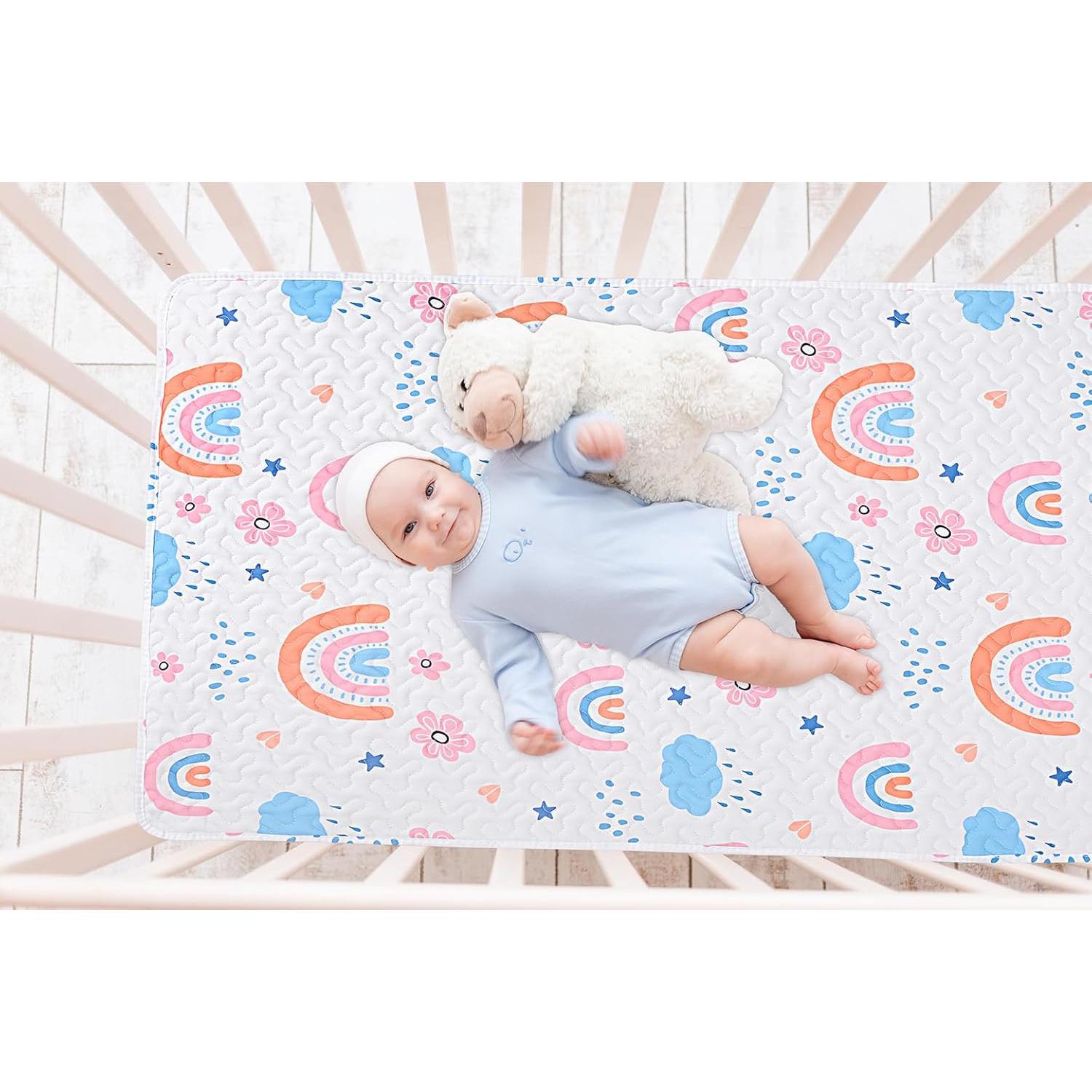 Sábana Ajustable MatLeya para Pack n Play Acolchada 96.5x66 cm