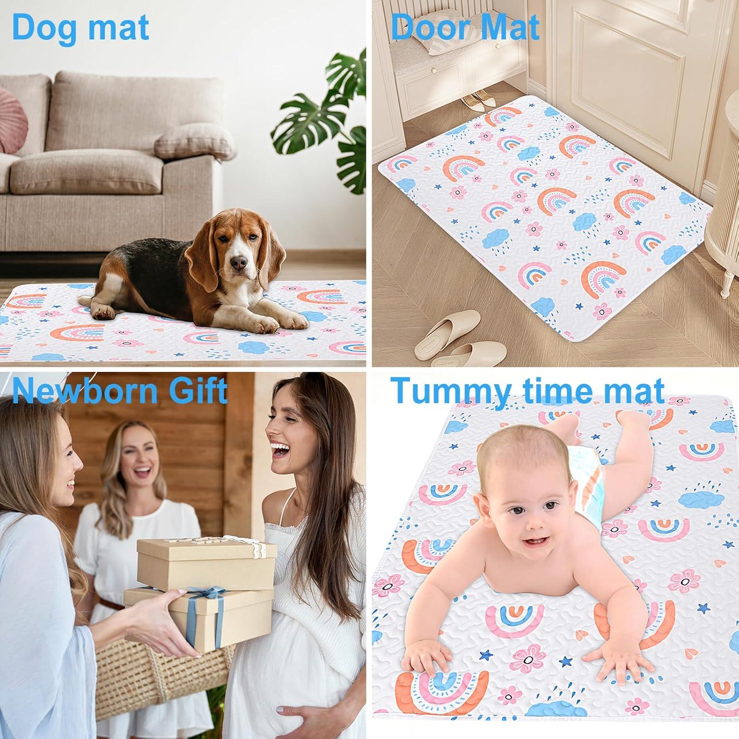 Sábana Ajustable MatLeya para Pack n Play Acolchada 96.5x66 cm