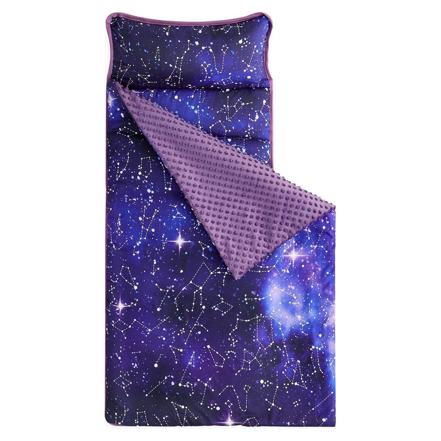 Esterilla de Siesta Despertar En Nube - Galaxia Púrpura 135x53cm