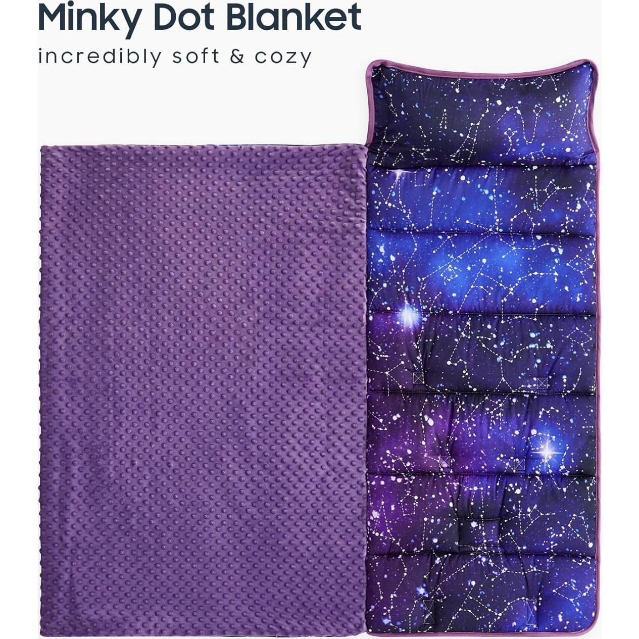 Esterilla de Siesta Despertar En Nube - Galaxia Púrpura 135x53cm