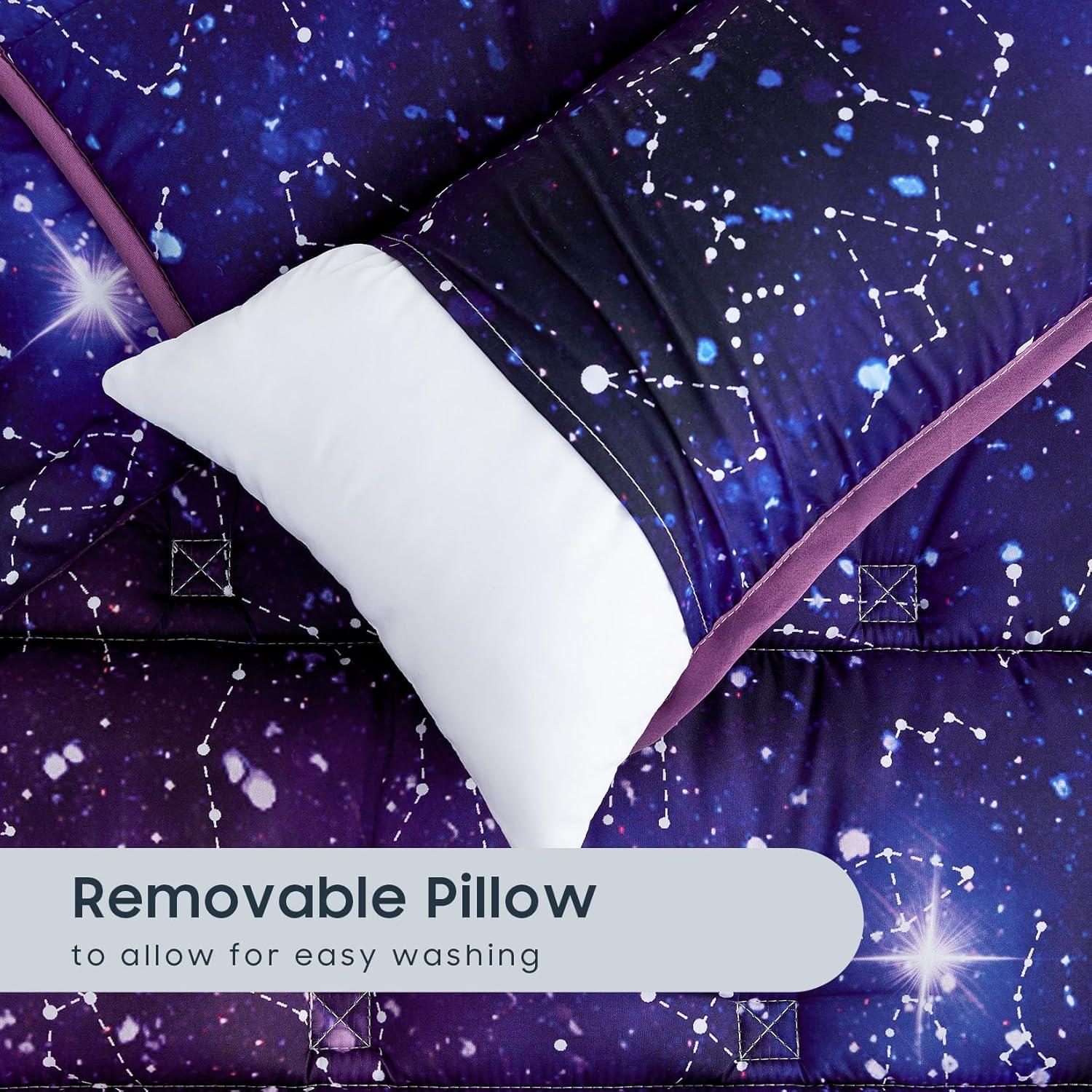 Esterilla de Siesta Despertar En Nube - Galaxia Púrpura 135x53cm