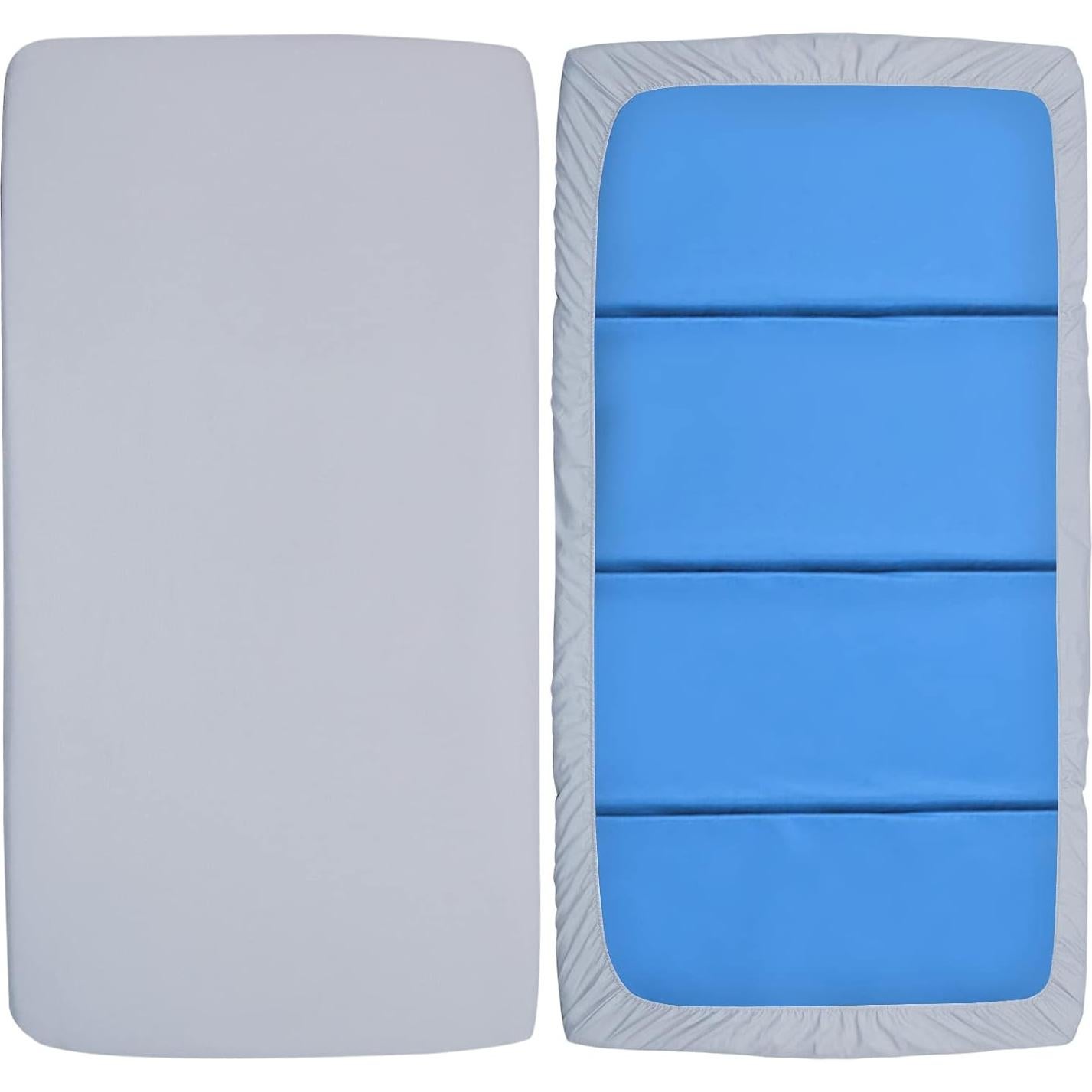 Funda de Colchoneta para Siesta Coldwind Microfibra Gris 114x48x10 cm