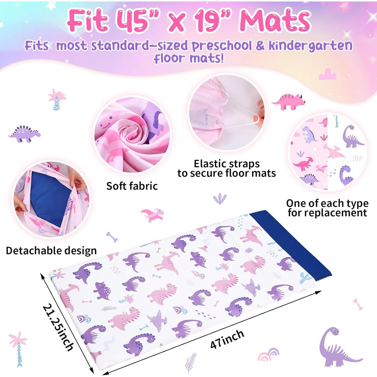 Funda de Colchoneta Microfibra CroBlissful 120x54 cm Dinosaurio