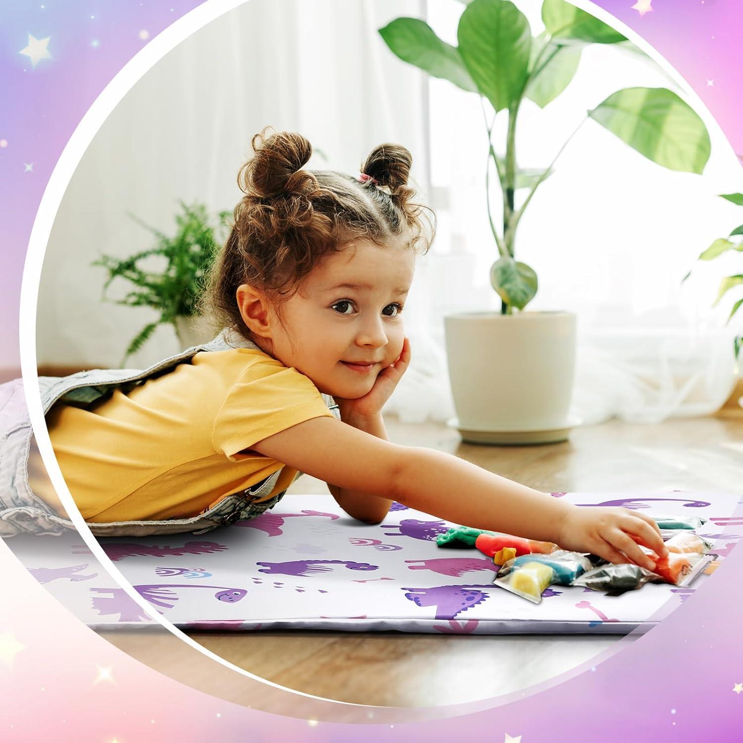 Funda de Colchoneta Microfibra CroBlissful 120x54 cm Dinosaurio