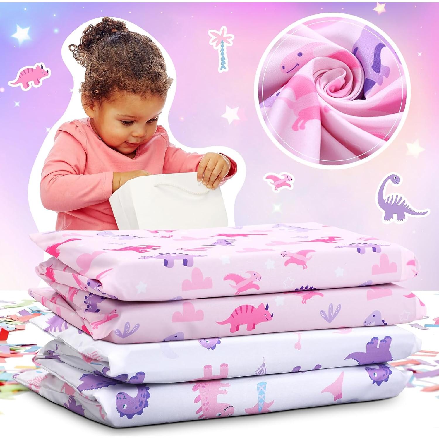 Funda de Colchoneta Microfibra CroBlissful 120x54 cm Dinosaurio