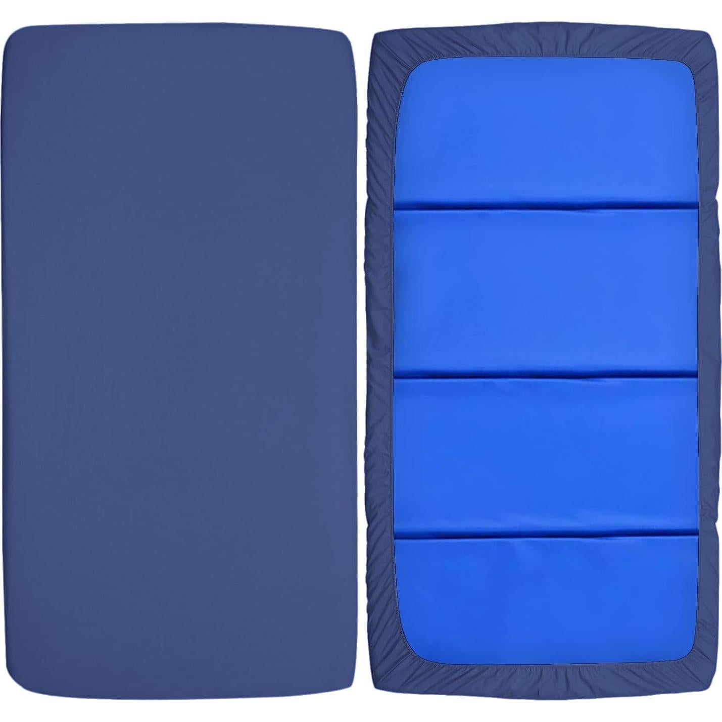 Sábana Ajustada para Tapete de Siesta Coldwind Marino 60x120 cm