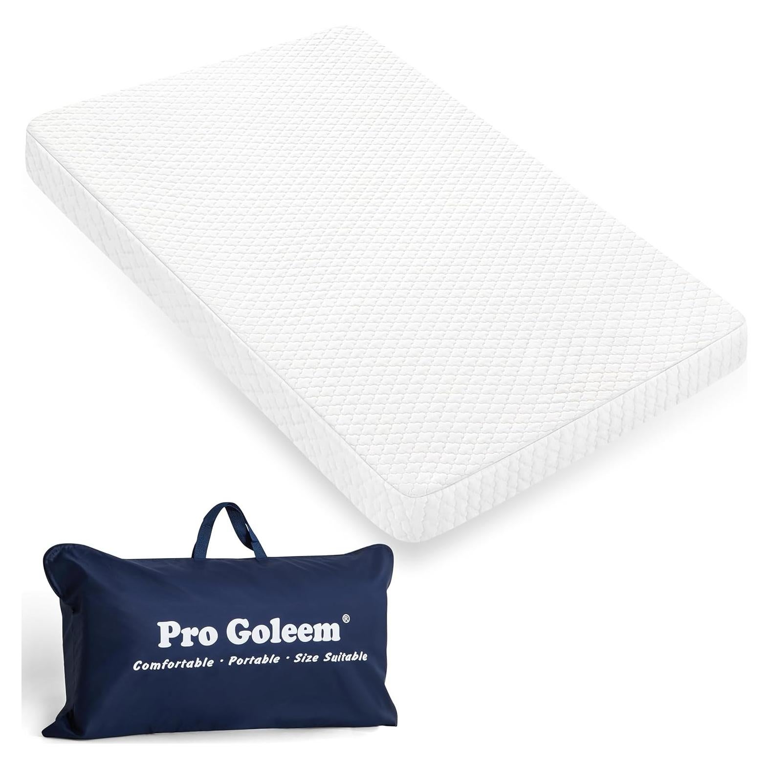 Colchón Goleem para Pack n Play 96.5x66cm, Almohadilla Impermeable