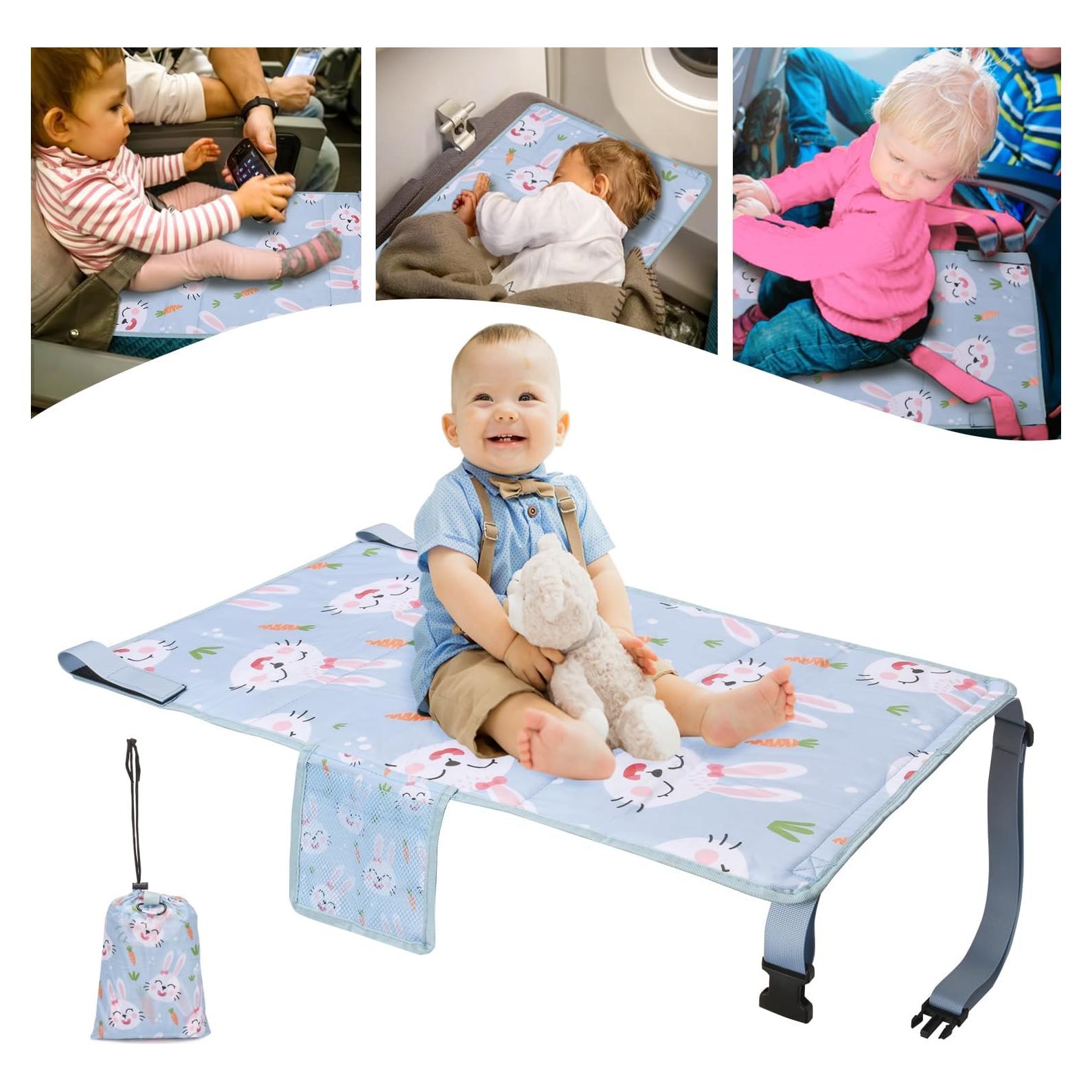 Cama de Viaje en Avión Donce para Niños Pequeños - Compacta y Antideslizante