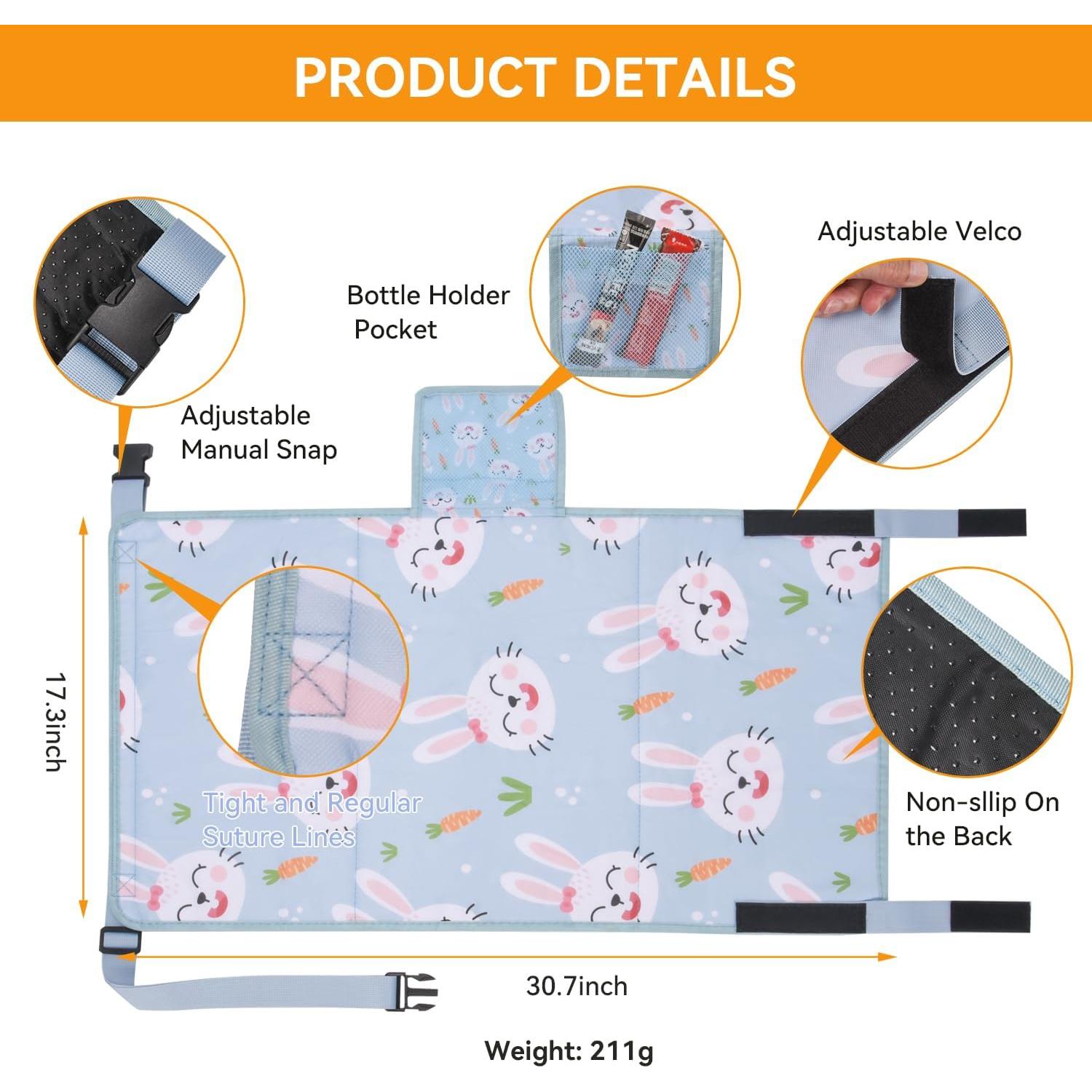 Cama de Viaje en Avión Donce para Niños Pequeños - Compacta y Antideslizante