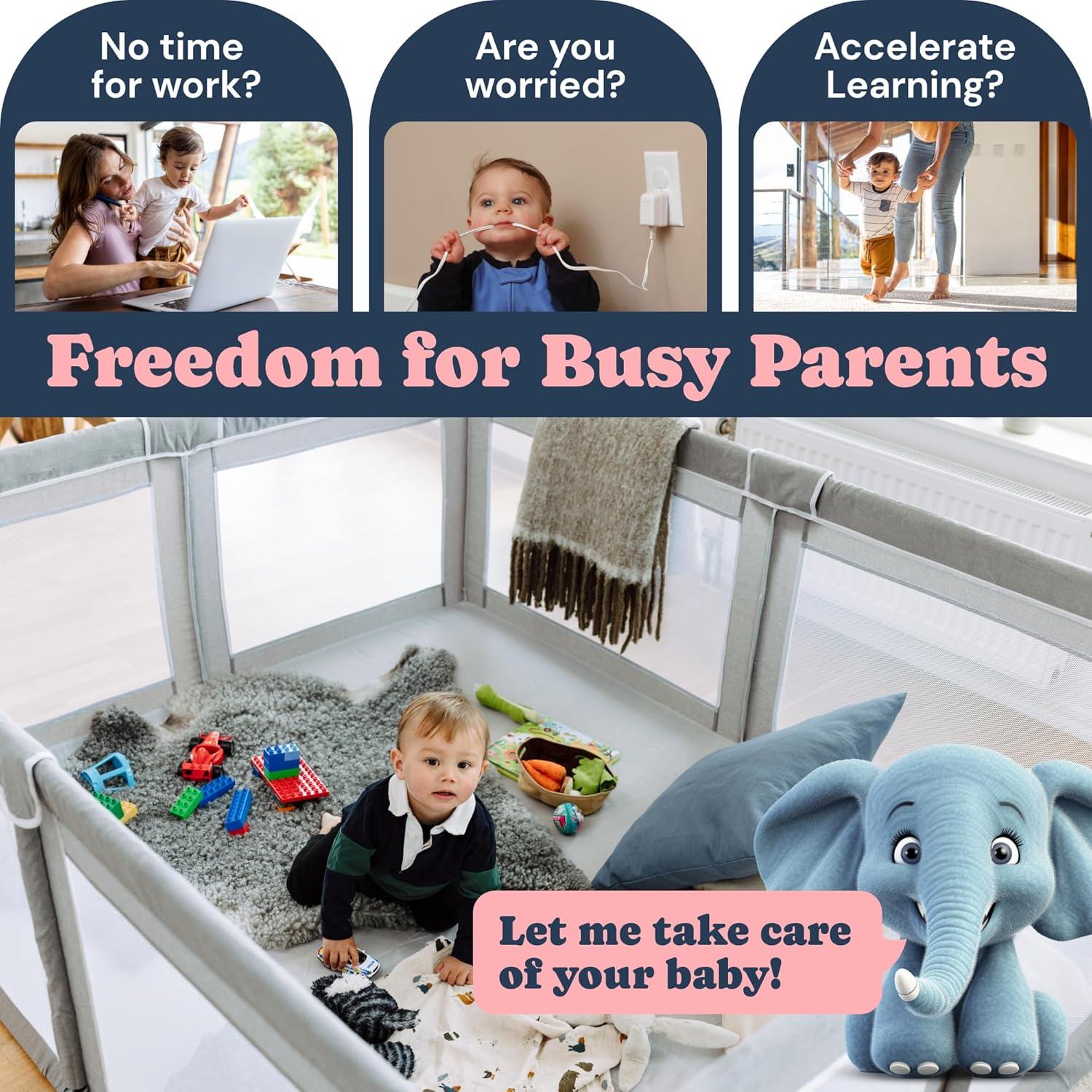 Parque Infantil Todale 178x150cm - Seguro y Portátil para Niños