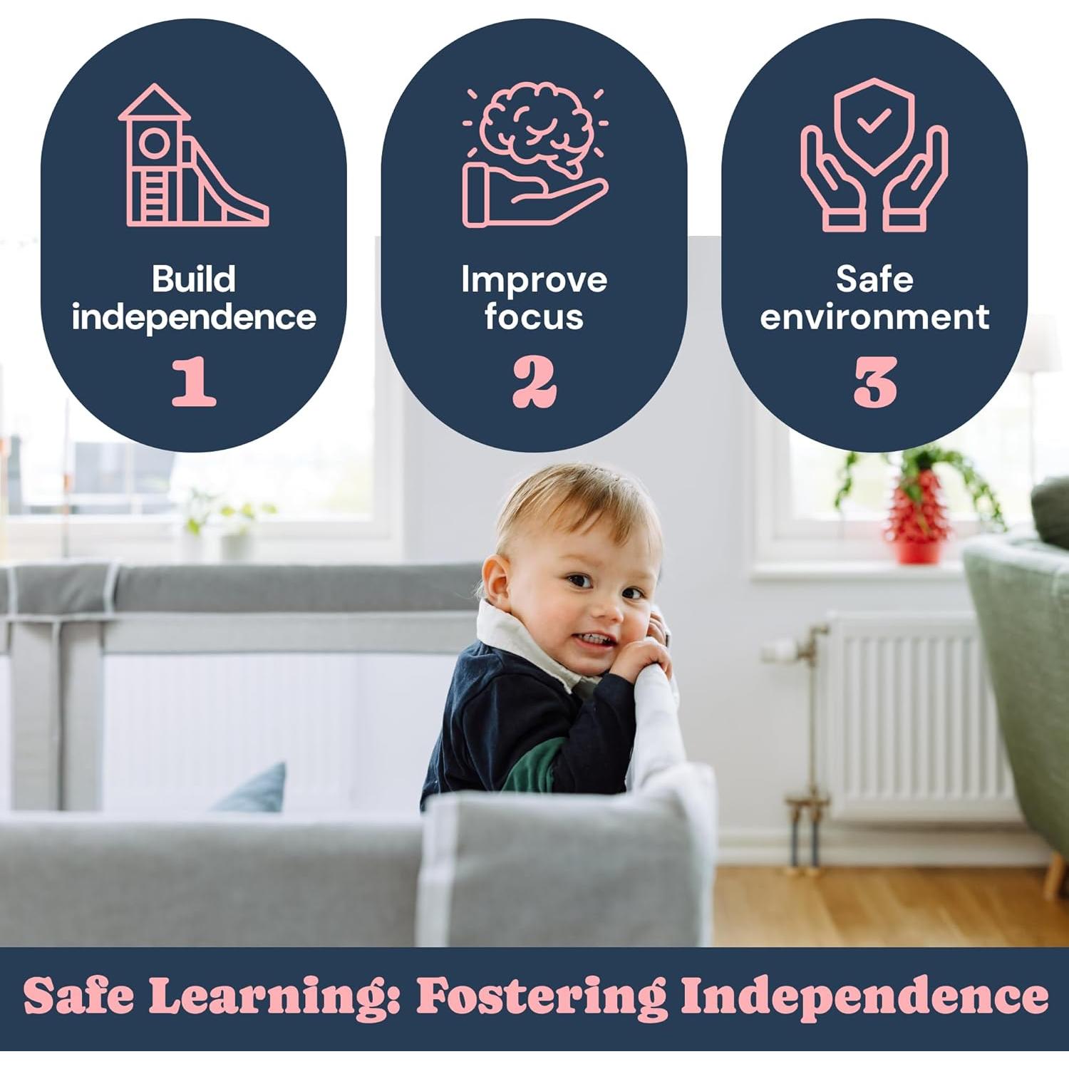 Parque Infantil Todale 178x150cm - Seguro y Portátil para Niños