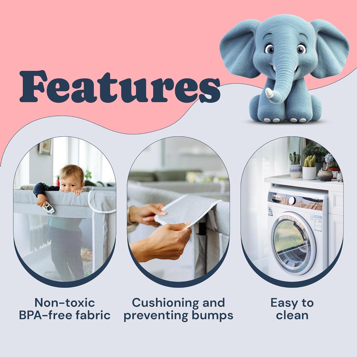 Parque Infantil Todale 178x150cm - Seguro y Portátil para Niños