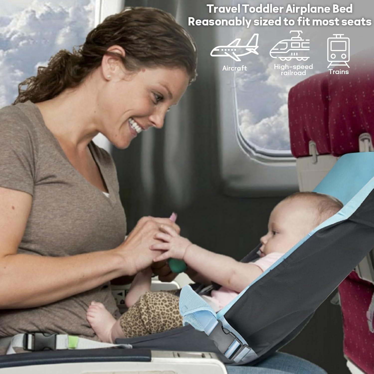 Cama de avión portátil LoTanop para bebés 1-12 meses