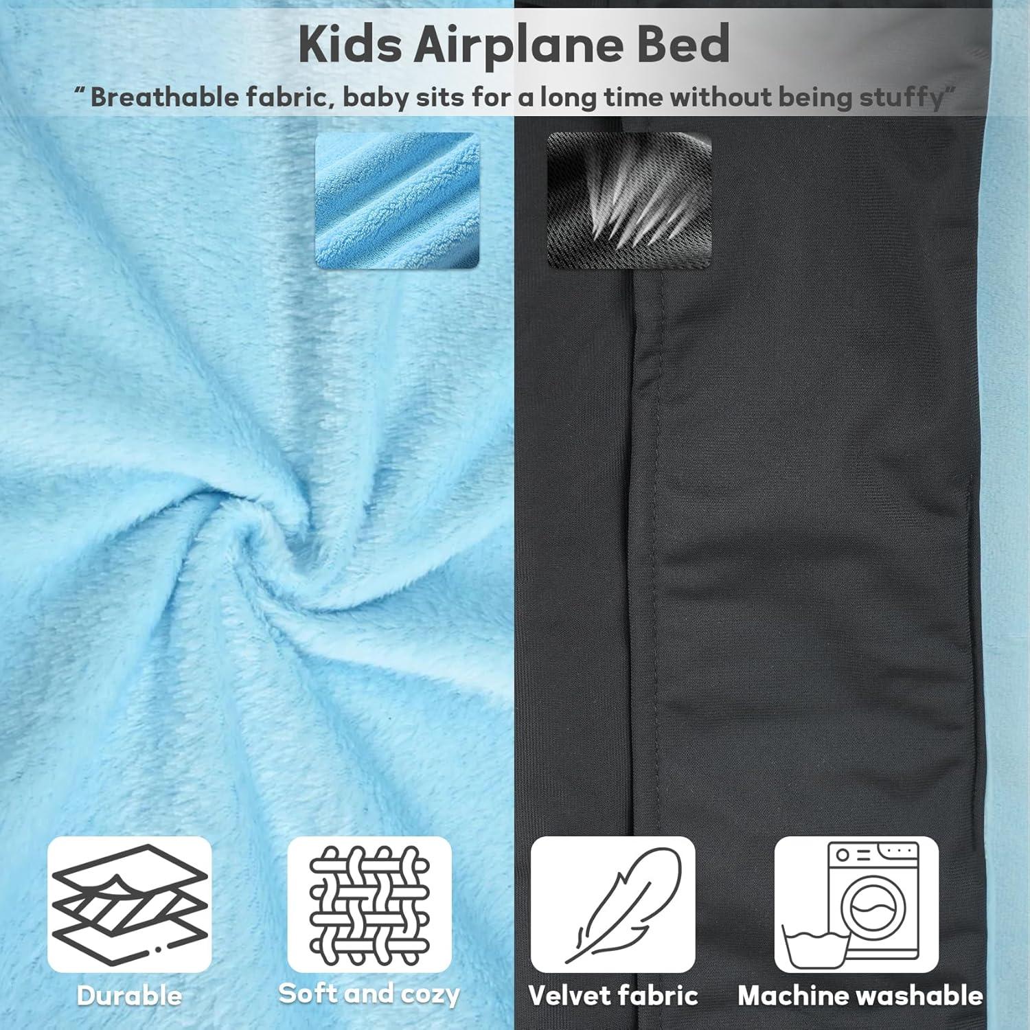 Cama de avión portátil LoTanop para bebés 1-12 meses