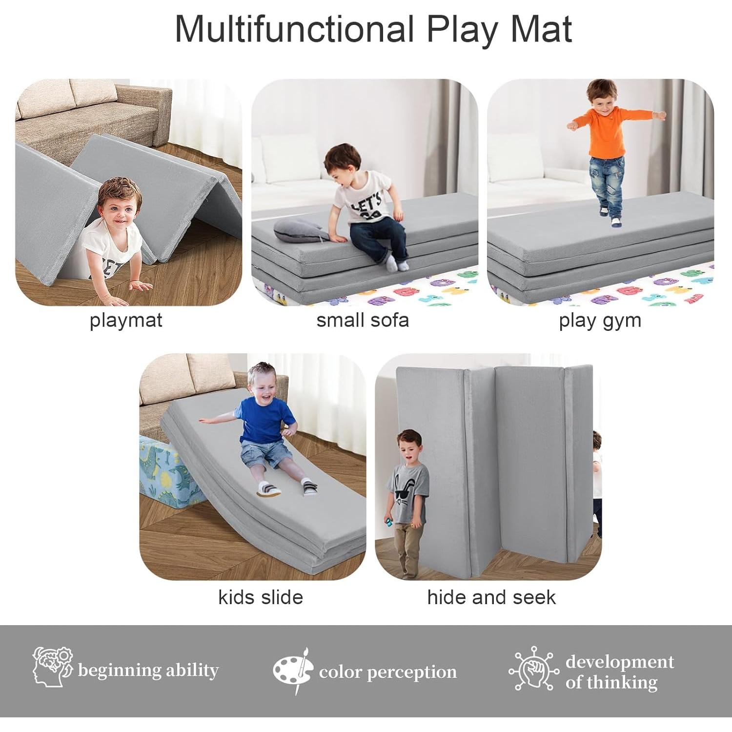 Colchón Futón Plegable MeMoreCool 1.83x1.22m para Niños