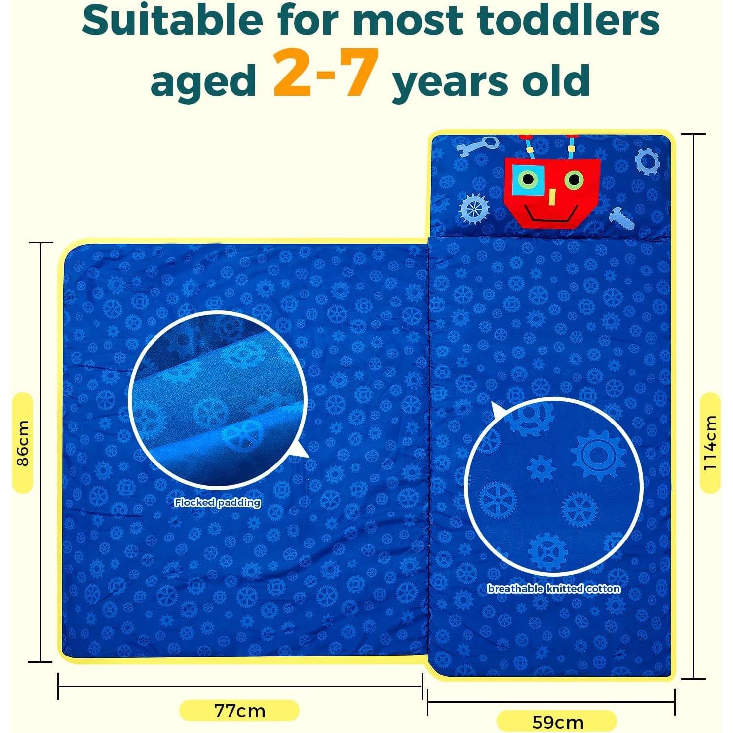 Colchoneta para Siesta Fexnium con Almohada y Manta 135x53cm