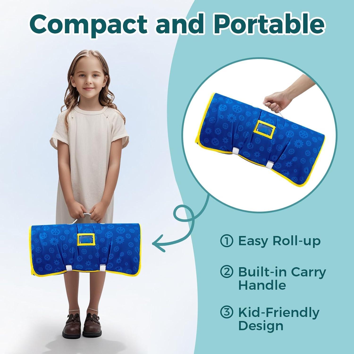 Colchoneta para Siesta Fexnium con Almohada y Manta 135x53cm