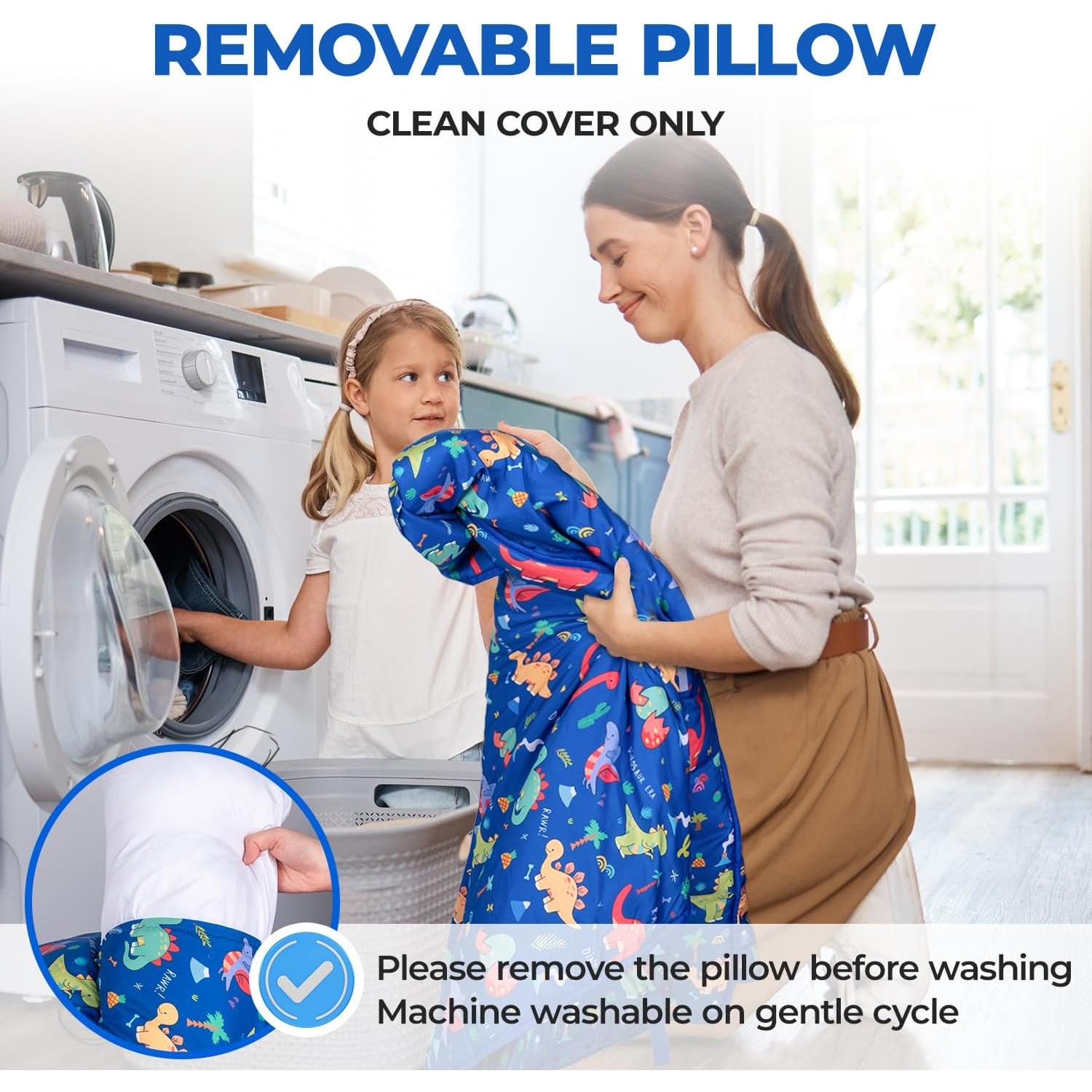 Colchoneta para Siesta Niños Kulahlik Dinosaurio 104x84 cm