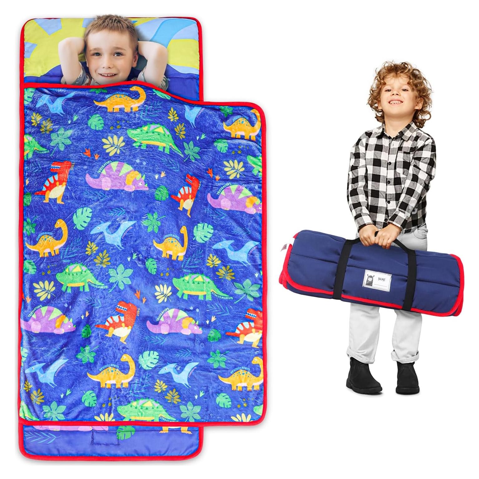 Esteras para Niños TANOSHII 134.6x53.3 cm con Almohada y Manta