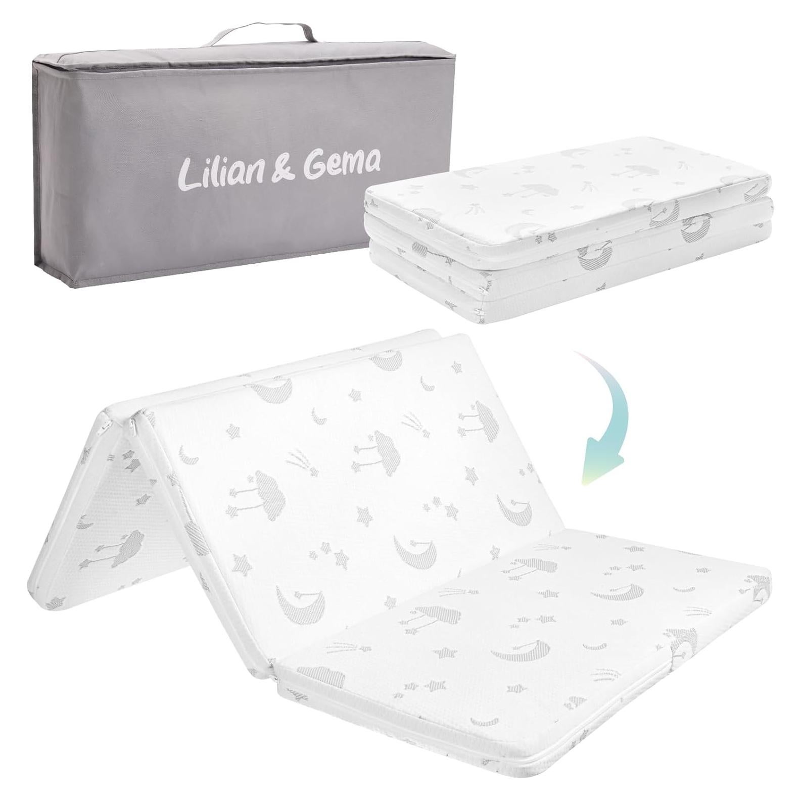 Colchón Pack and Play Lilian&Gema 96.5x66cm Espuma Premium