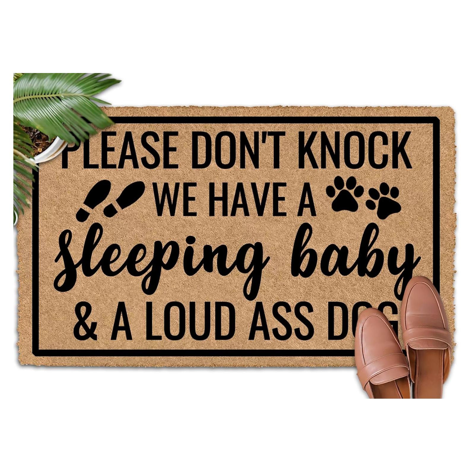 Felpudo de Bienvenida Shflytu 76x46cm Coir Sintético Antideslizante