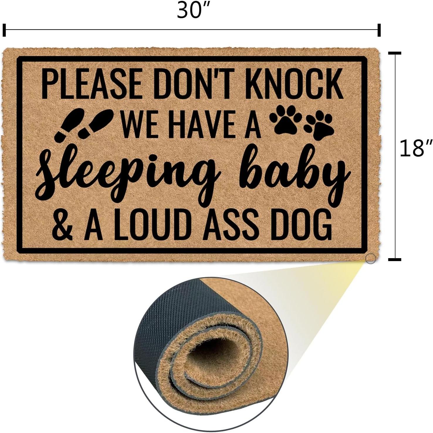 Felpudo de Bienvenida Shflytu 76x46cm Coir Sintético Antideslizante