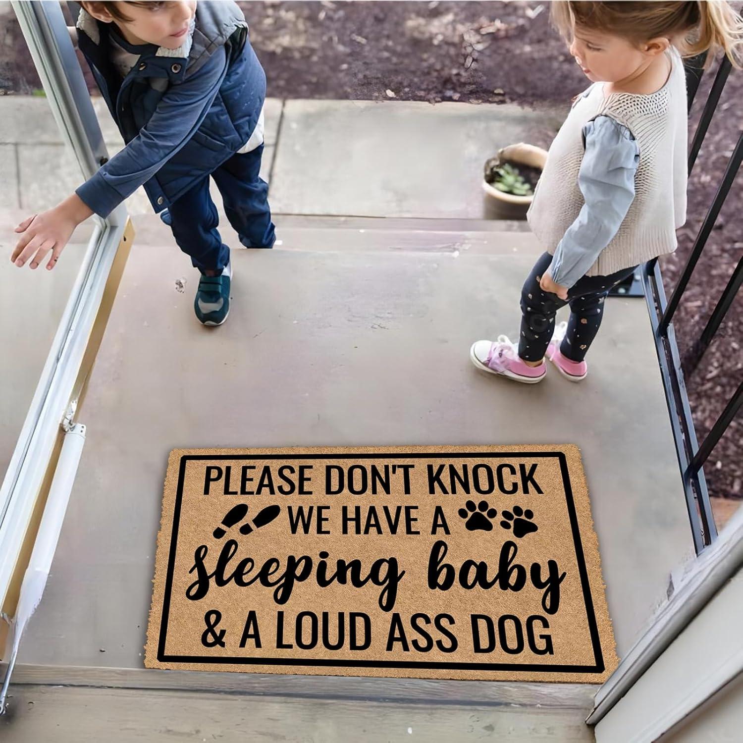 Felpudo de Bienvenida Shflytu 76x46cm Coir Sintético Antideslizante