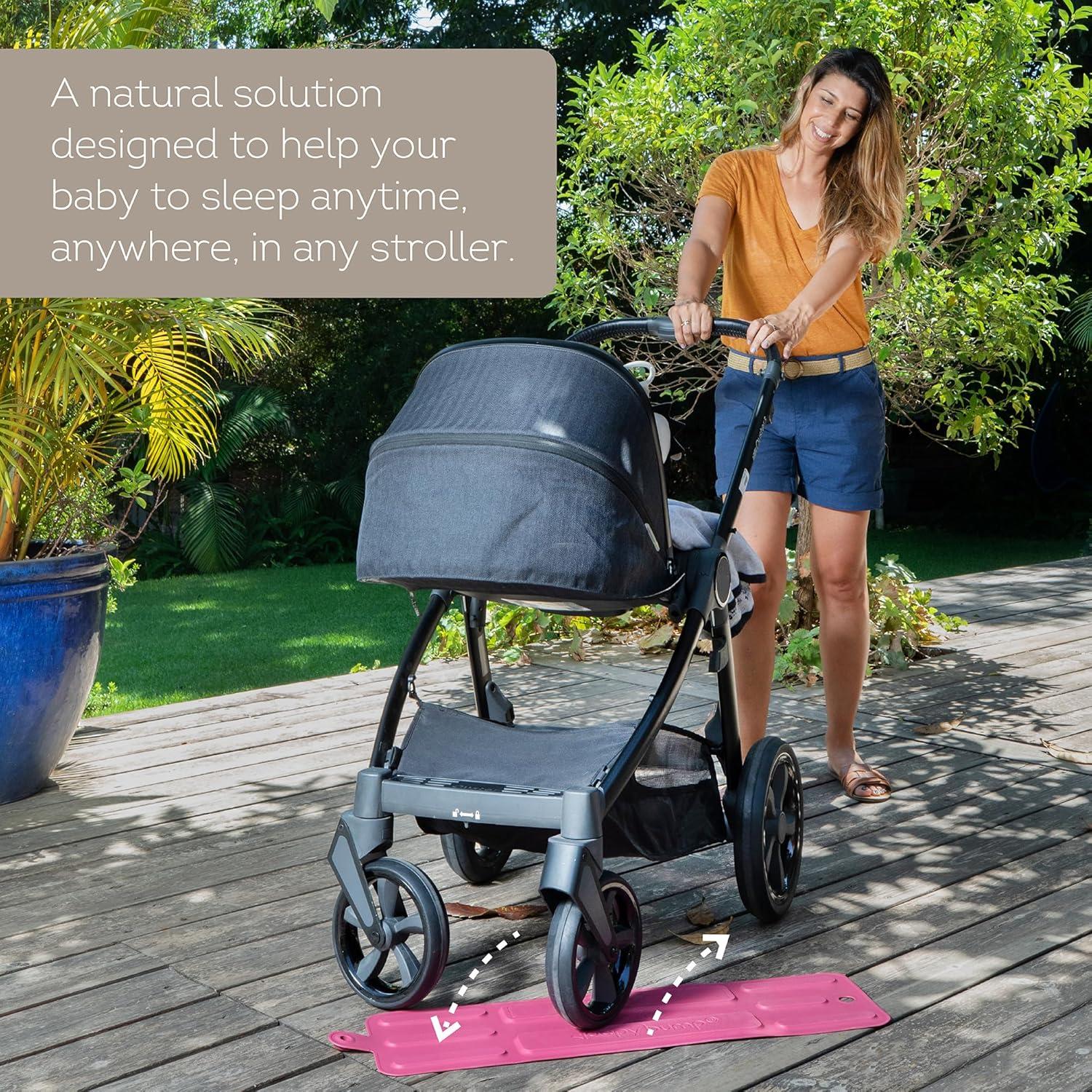 Colchoneta Mecedora para Cochecito SleepyBump - Burdeos