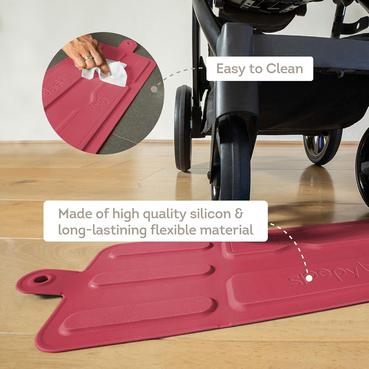 Colchoneta Mecedora para Cochecito SleepyBump - Burdeos