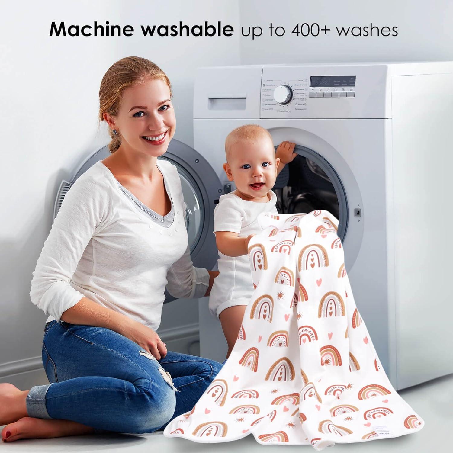 Almohadilla Impermeable ROCCED 100x80cm Reutilizable para Cuna