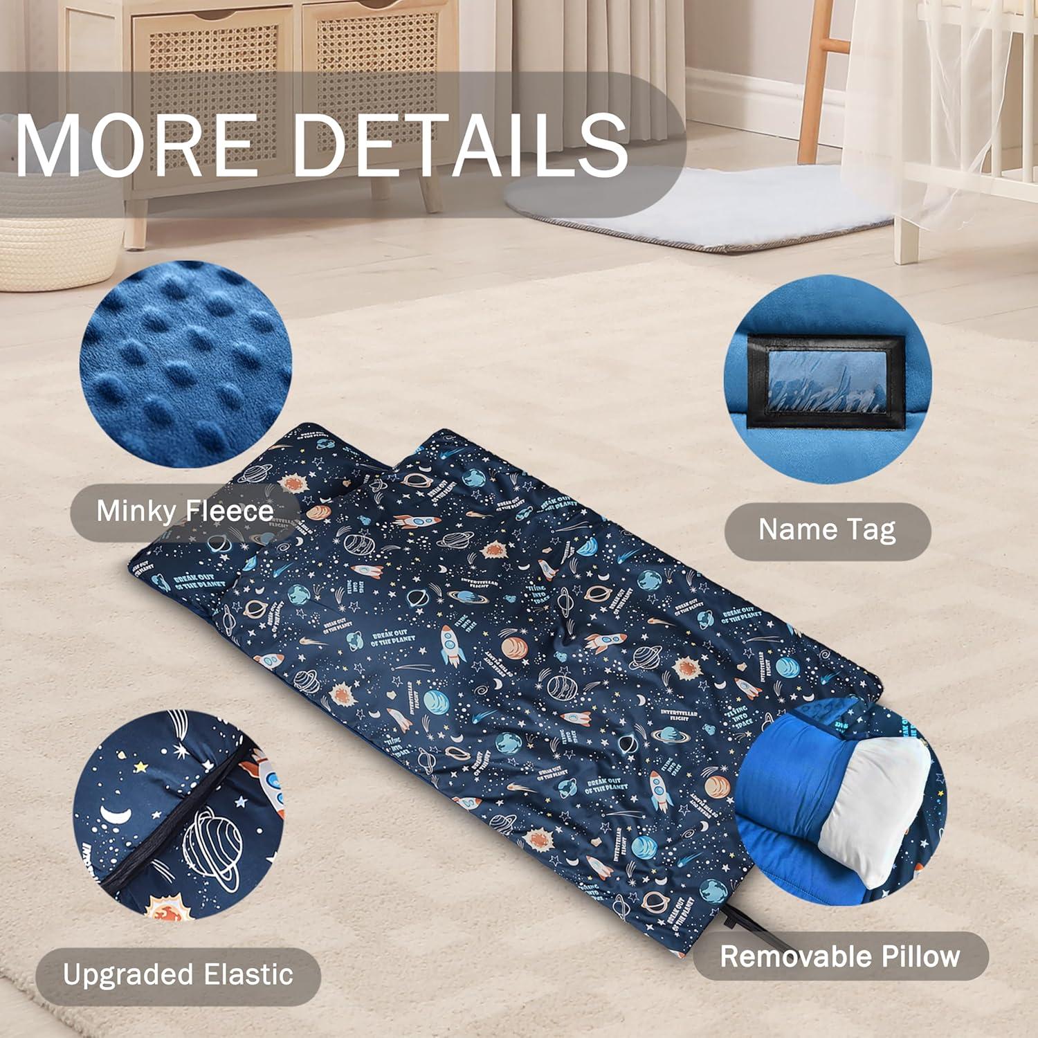 Colchoneta de Siesta Espacial MWMWMW para Niños 58.4x129.5cm